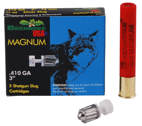 Brenneke SL4103M Magnum 410 Gauge 3″ 1/4 oz Slug Shot 5rd Box