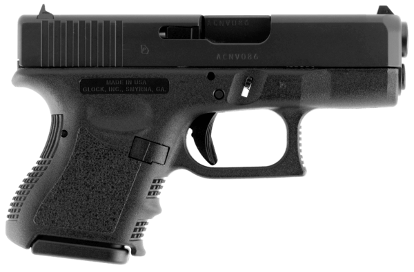 Glock UI2750201 G27 Gen3 Subcompact 40 S&W 3.43″ Barrel 9+1 Black Frame & Slide Finger Grooved Textured Polymer Grip Safe Action Trigger (US Made)