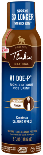 Tinks W5501 #1 Doe-P Non-Estrous Fogger Deer Attractant Doe Urine Scent 5 oz Aerosol