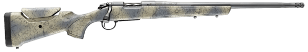 Bergara Rifles B14L801 B-14 Wilderness Sierra 30-06 Springfield 4+1 22 Sniper Gray Cerakote #5 Fluted Threaded Barrel  Sniper Gray Cerakote Steel Receiver  Wilderness Camo w/Black Webbing Fixed w/SoftTouch Synthetic Stock”