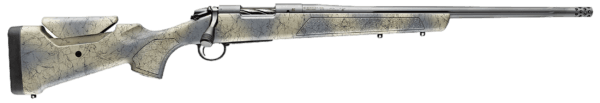 Bergara Rifles B14LM801 B-14 Wilderness Sierra 300 Win Mag 3+1 22 Sniper Gray Cerakote #5 Fluted Threaded Barrel  Sniper Gray Cerakote Steel Receiver  Wilderness Camo w/Black Webbing Fixed w/SoftTouch Synthetic Stock”