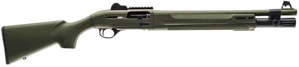 Beretta USA J131M2TT18G 1301 Mod 2 Tactical 12 Gauge 3″ 7+1 18.50″  OD Green  Synthetic Furniture with M-Lok Forend  Ghost Ring Sight  Optics Mount  Pro-Lifter Port  Oversized Controls  Semi-Flat Tac Trigger