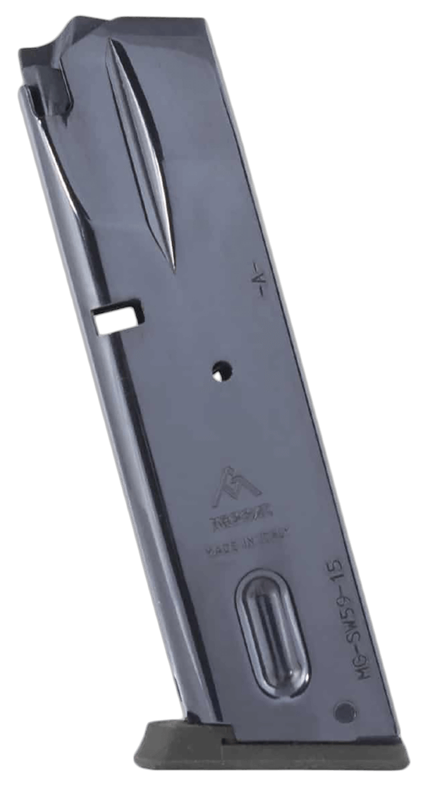 Mec-Gar MGSW5915N   15rd 9mm Nickel