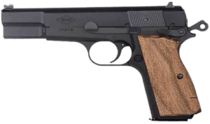 Inglis 12000000 L9A1  9mm Luger 15+1 4.70″ Black Steel Barrel  Black Chrome Steel Slide & Frame