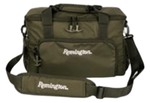 GPS Bags 1310PCRK Quad  with Visual ID Storage System  Side Pockets  Mag Storage Pocket & Rifle Green with Khaki Trim Finish Holds Up To 4 Handguns Includes Ammo Dump Cups