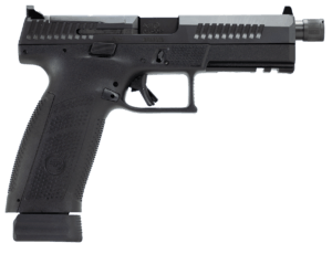 CZ-USA 01550 P-10 F  9mm Luger 10 1 5.10″ Black Steel Barrel  Black Nitride Optic Ready/Serrated Steel Slide  Black Polymer Frame w/Picatinny Rail  Ambidextrous