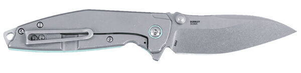 CRKT 2560 Ibis  EDC 3.09″ Folding Drop Point Plain Stonewashed 14C28N Steel Blade  Blue G10/SS Handle