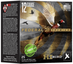 Federal HVFB12HW5 Federal Premium Hi-Bird 12 Gauge 2.75″ 1 1/4 oz 25 Per Box/ 10 Case