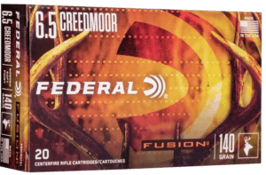 Federal F65CRDTFS1 Fusion  6.5 Creedmoor 140 gr 20 Per Box/ 10 Case