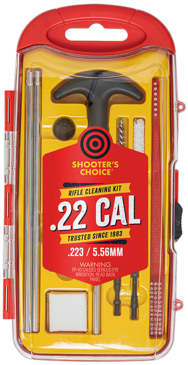 Shooters Choice SHFSRK22 Gun Rod Cleaning Kit Rifle .22 Caliber