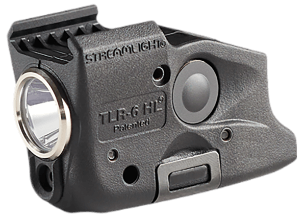 Streamlight 69340 TLR-6 HL  Black Glock 42/43/43x/48  Red Laser 300 Lumens White LED