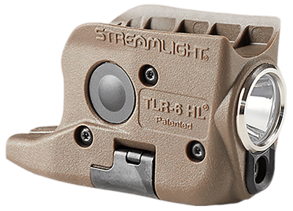 Streamlight 69341 TLR-6 HL  Flat Dark Earth Glock 42/43/43x/48  Red Laser 300 Lumens White LED