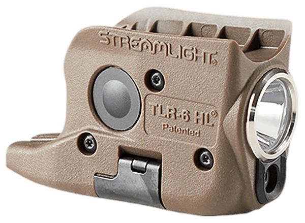 Streamlight 69351 TLR-6 HL G  Flat Dark Earth Glock 42/43/43x/48  Green Laser 300 Lumens White LED