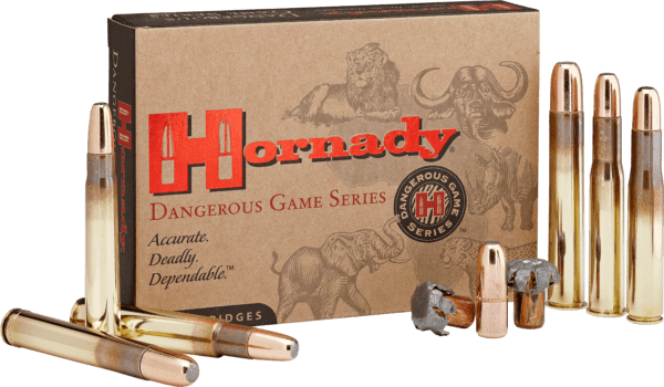 Hornady 82432 Dangerous Game Hunting 450-400 Nitro Express 400 gr DGX Bonded 20rd Box