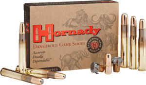 Hornady 82631 Dangerous Game Hunting 470 Nitro Express 500 gr DGX Bonded 20rd Box