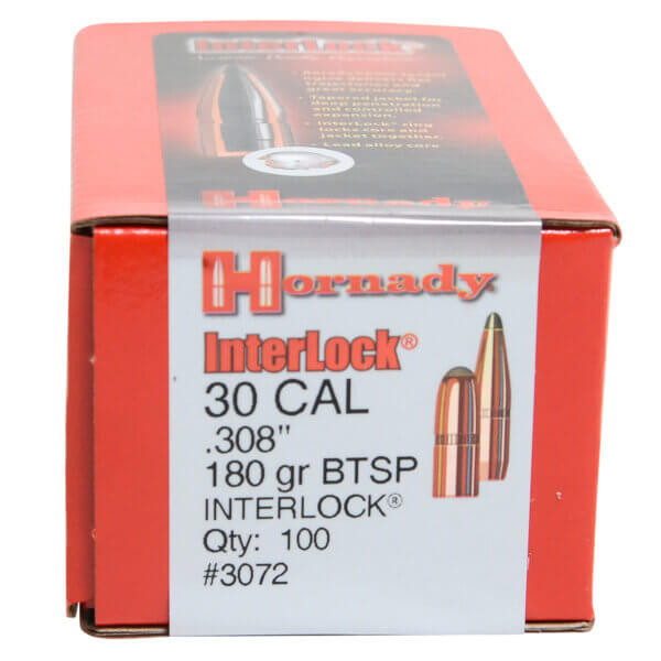 Hornady 3210 InterLock 32 Cal .321 170 gr Flat Point (FP)