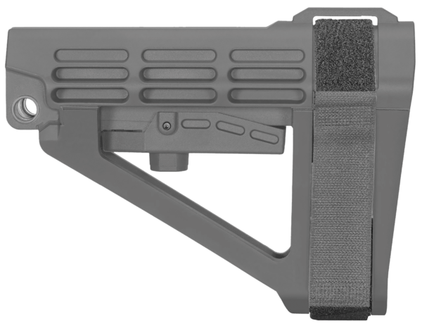 SB Tactical SBA4X03MSB SBA4 X Stealth Gray Adjustable Synthetic AR-Platform