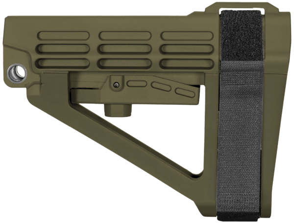 SB Tactical SBA4X04SB SBA4 X OD Green Adjustable Synthetic AR-Platform