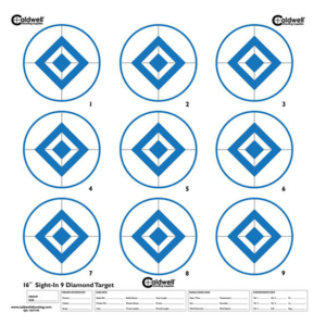 Caldwell 1175519 Diamond  Self-Adhesive Recycled Paper Universal 16″ Blue/White 10 Pack