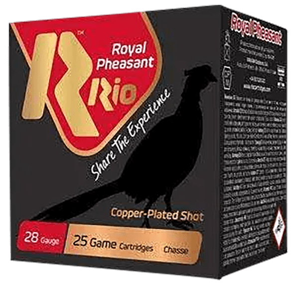 Rio Ammunition RPC285 Royal Pheasant  28 Gauge 2.75″ Copper 25 Per Box/ 10 Case
