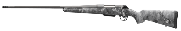 Winchester Repeating Arms 535781228 XPR Extreme MB Full Size 223 Rem 5+1 22″ Tungsten Gray Cerakote Threaded Sporter Barrel  Drilled & Tapped Steel Receiver  TrueTimber Midnight Camo Fixed Synthetic Stock  Left Hand