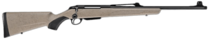 Tikka JRTXWV31320 T3x Ranahan 350 Legend 3+1 20″ Black Phosphate Steel Threaded Barrel  Black Drilled & Tapped w/Integral 17mm Rail Receiver  Tan Fixed Modular w/Interchangeable Pistol Grips  Synthetic Stock