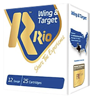 Rio Ammunition WT288 Wing & Target  12 Gauge 2.75″ 1 oz 8 Shot 25 Per Box/ 10 Case