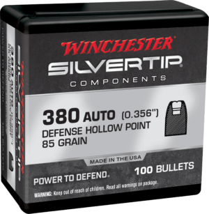 Winchester Ammo WB380ST85X Silvertip  380 ACP 85 gr 100 Per Box/ 10 Case