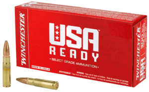 Winchester Ammo WBR68115   6.8mm Rem SPC 115 gr Full Metal Jacket 100 Per Box/ 10 Case