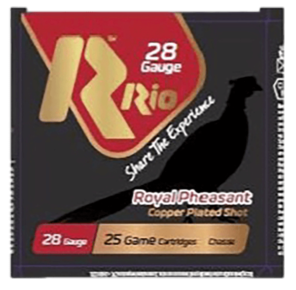 Rio Ammunition RPC285 Royal Pheasant  28 Gauge 2.75″ Copper-Plated 5 Shot