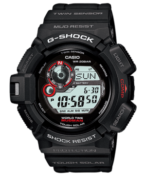 G-Shock G93001 Casio Mudman Black Digital Display