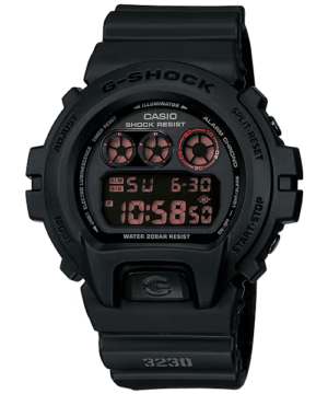 G-Shock DW6900MS1CR Casio 6900 Series Sports Black Compatible w/ Casio Watches App