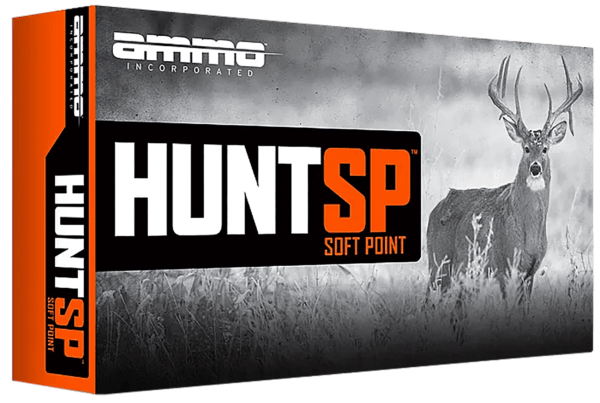 Ammo Inc 2225055SPA20 Hunt  22-250 Rem 55 gr Soft Point 20 Per Box/ 10 Case