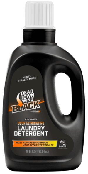 Dead Down Wind 117400 Laundry Detergent Black Premium Odor Eliminator Unscented Scent 40 oz Jug