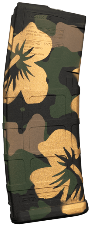 Weapon Works 228056 PMAG GEN M2 MOE 30rd Fits AR/M4 Aloha Woodland Polymer