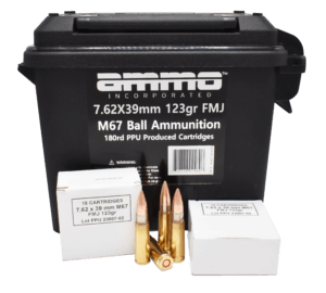 Ammo Inc 762X39123FMJ-B180   7.62x39mm 123 gr Full Metal Jacket/ 180rds