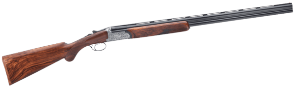 Rizzini USA 41011629 Round Body EM Full Size 16 Gauge Break Action 2rd 29″ Vent Rib Barrel  Coin Anodized Silver Receiver  Fixed w/Prince of Whales Grip Grade III Turkish Walnut Stock