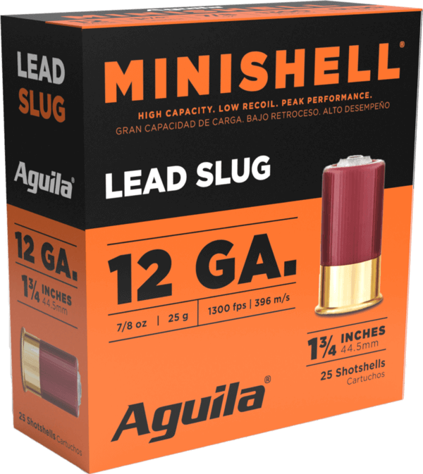 Aguila 1CHB1386 Minishell  12 Gauge 1.75″ 5/8 oz 25 Per Box/ 10 Case