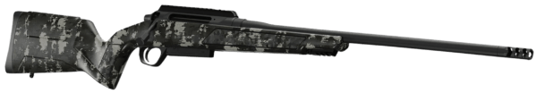 Christensen Arms 8011502500 Evoke Hunter Full Size 6.5 PRC 4+1 22″ Black Cerakote #4 Contour Threaded Barrel  Black Cerakote Picatinny Rail Receiver  Multi-Tone Green Fixed Hybrid Hunter w/Picatinny Rail Synthetic Stock