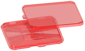 MTM Case-Gard PFS Primer Flipper Square  Red Plastic
