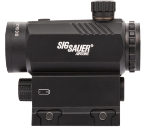 Sig Sauer Airguns AIRR5 AIR R5 Mini Red Dot Sight  Black Anodized 1 x 20mm 3 MOA Red Dot Reticle