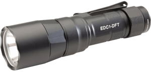 SureFire EDC2DFTBK  Everyday Carry Series Black Anodized 25/600/700 Lumens  White LED