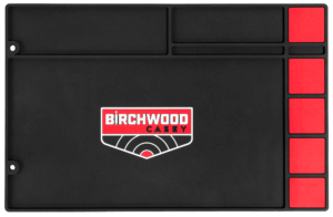 Birchwood Casey 30250 Pistol Cleaning Mat Black/Red Rubber 17″ x 11″