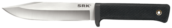 Cold Steel CS38CKE SRK  6″ Fixed Clip Point Plain 3-V Steel Blade  4.75″ Black Textured Kray-Ex Handle