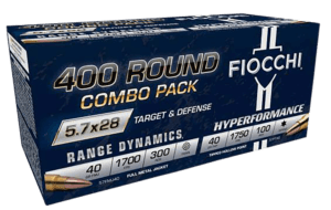 Fiocchi 57COMPT Hyperformance  5.7x28mm Full Metal Jacket 400rds *Combo Pack