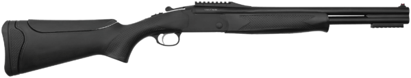 Chiappa Firearms 930.384 202 AXT 12 Gauge 3″ 2 20″ Black Over/Under Vent Rib Barrel  Black Picatinny Rail Steel Receiver  Black Adj Comb Synthetic Stock
