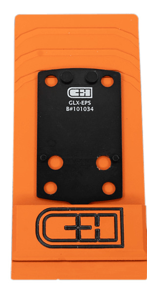 C&h Precision GLXEPS V4 MIL/LEO Adapter  Black Anodized Holosun EPS Pattern Footprint