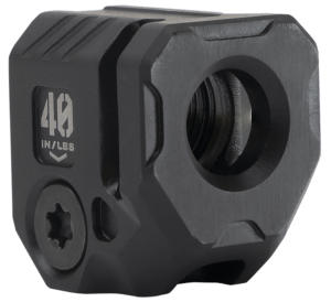 Strike Industries MCCIRCLE Micro Threaded Compensator Black Steel 1/2″x28 Threads 0.64″ OAL Compatible w/ 9mm/357 SIG