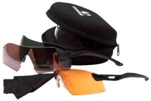Pyramex VGSB88KIT Drop Zone Glasses Kit Multi Lens Anti-Fog Black Frame