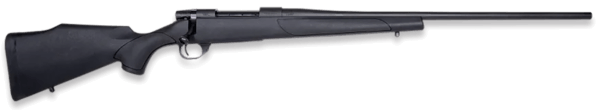 Weatherby VTX7MMPR4T Vanguard Obsidian Full Size 7mm PRC 3+1 24″ Blued #2 Contour Threaded Barrel  Blued Drilled & Tapped Steel Receiver  Black Monte Carlo Synthetic Stock